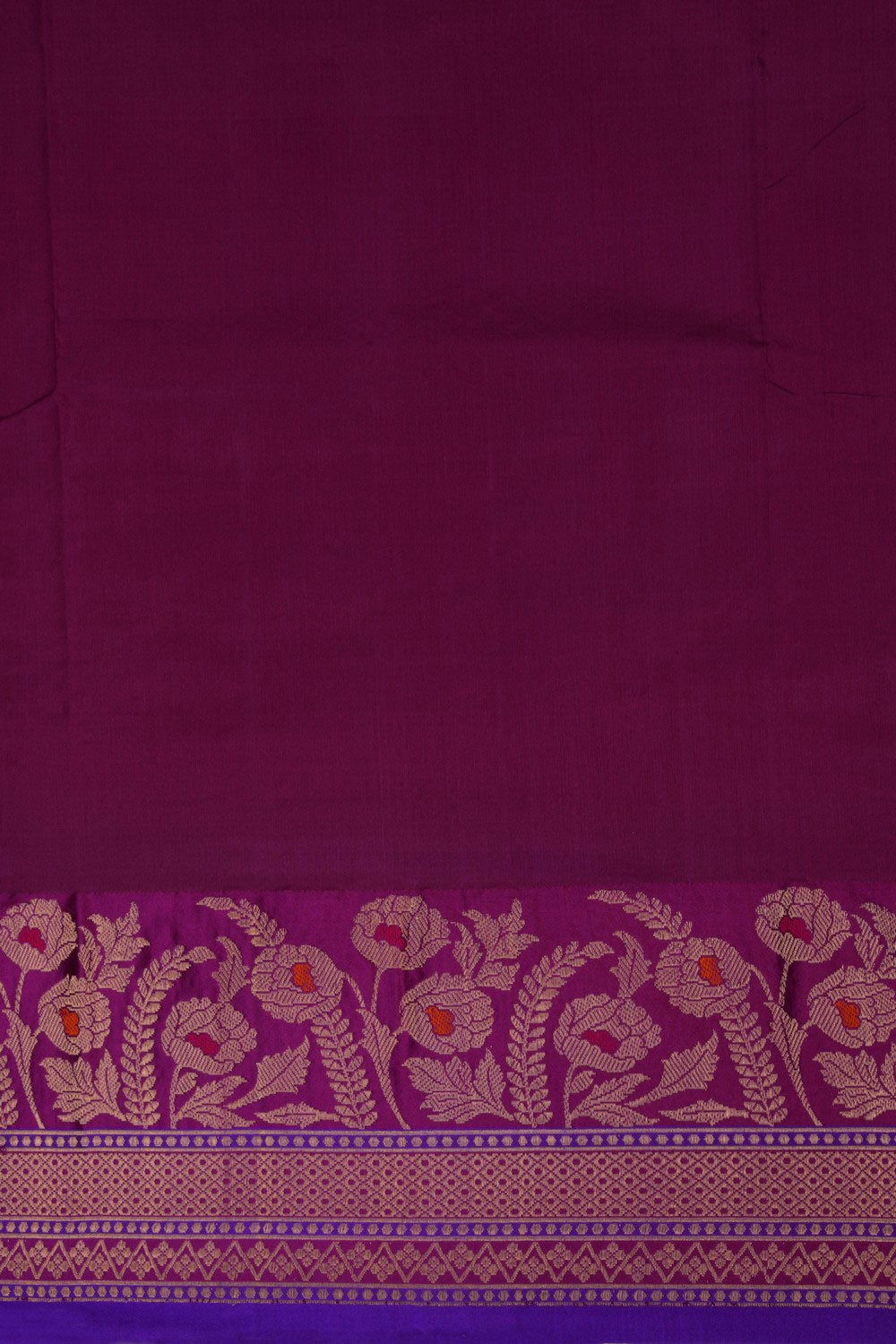 Image of Banarasi Katan Silk Red Saree